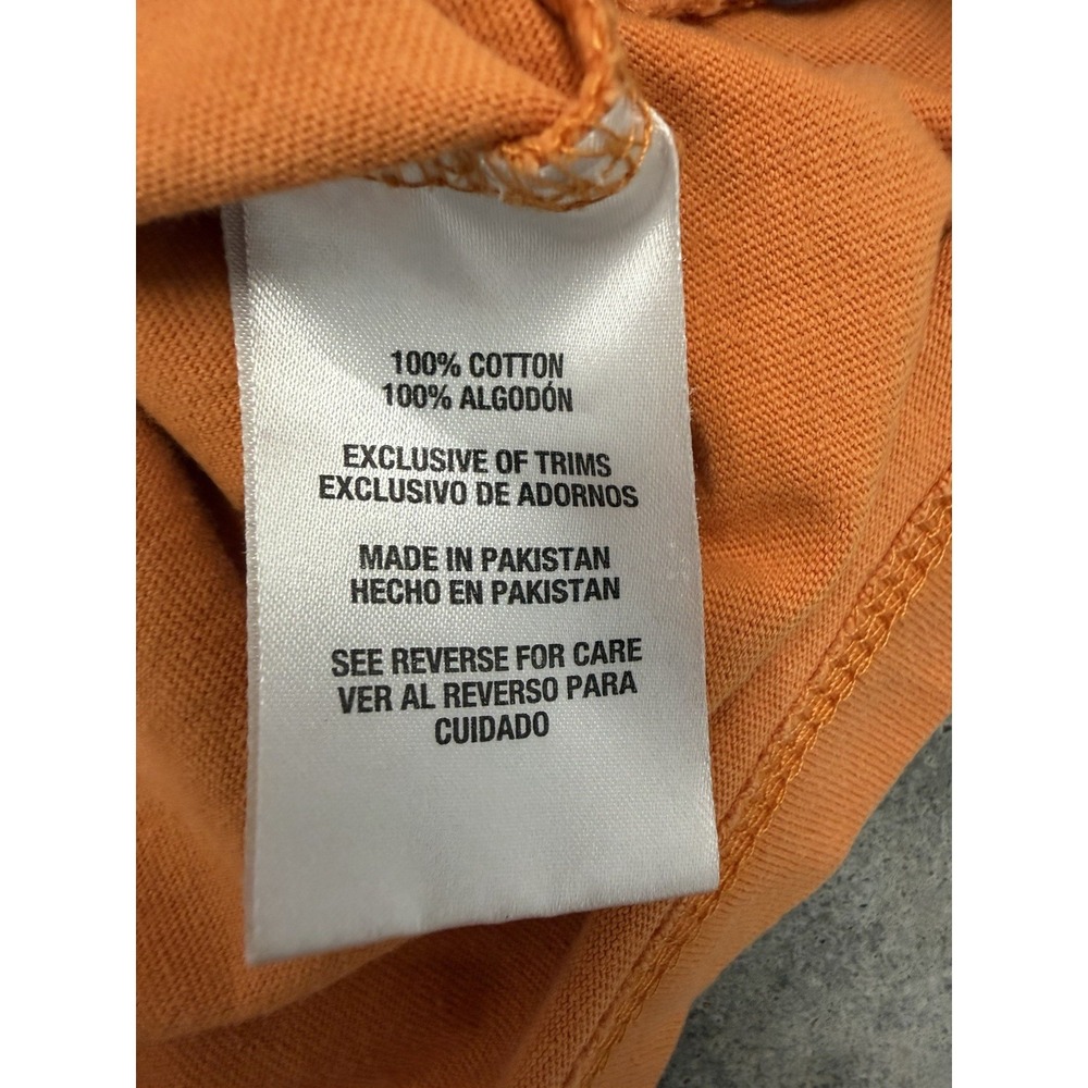 Woolrich Men's Orange Polo‎ Shirt XL 100% Cotton Short Sleeve With Pocket - Picture 6 of 8